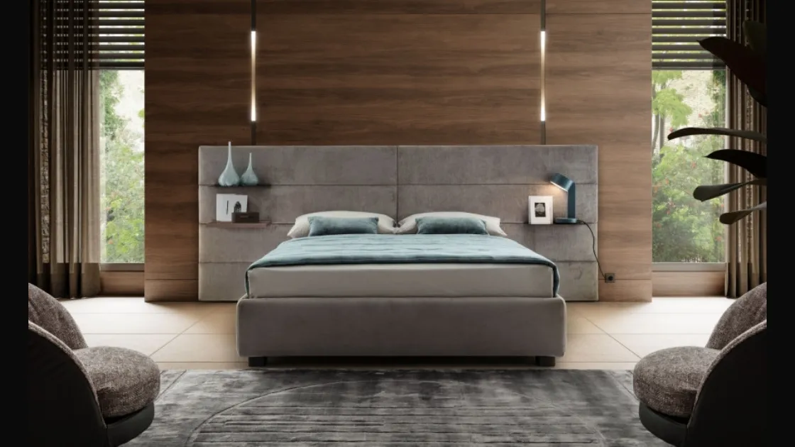 Letto con testiera Horizon di Le Comfort