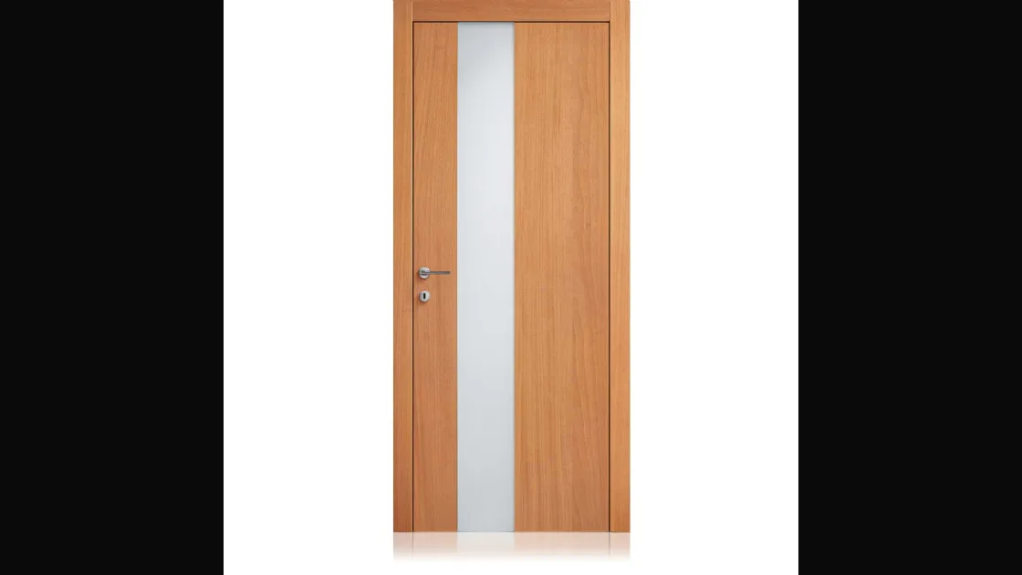 Porta per interni Nova in legno con vetro di Ferrero Legno